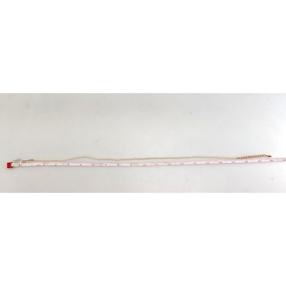 Dainty Small Faux Pearl Beaded Necklace Collar Classic Simple Vintage - Picture 5 of 6